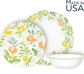 סט צלחות 18 חלקים, Contemporary Fruit