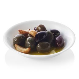 קערת מטבלים שטוחה, דגם ווינטר פרוסט וויט, צלחות קורל מבית קורנינג