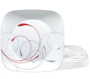 מארז 6 צלחות מנה ראשונה 23 ס"מ, Splendor