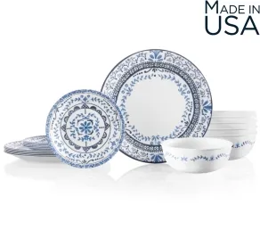 סט צלחות 18 חלקים, Portofino