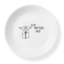 צלחת מנה ראשונה 21.5 ס"מ, Star Wars Size