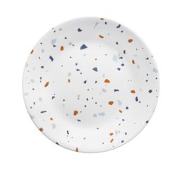 צלחת עוגה, דגם טרצו אורנג', צלחות קורל מבית קורנינג