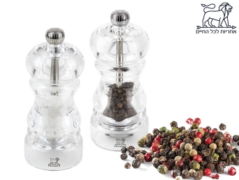 זוג מטחנות מלח+פלפל Nancy