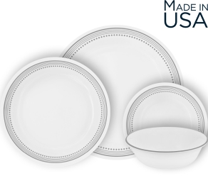 סט צלחות 24 חלקים, Mystic Gray