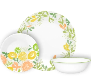 סט צלחות 18 חלקים, Contemporary Fruit