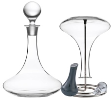 סט דיקנטר Capitaine, גרגרי ניקוי ומתקן ייבוש