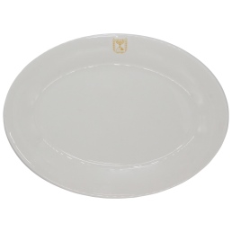 מגש אובלי 34 ס"מ סמל המדינה, Royal Doulton Capital
