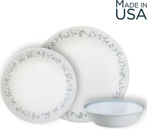 סט צלחות 12 חלקים, Country Cottage