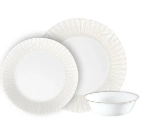 סט צלחות 12 חלקים  Hushed Lines