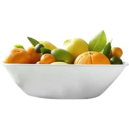קערת סלט מרובעת 1.4 ל', Pure White