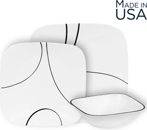 סט קורנינג לבן