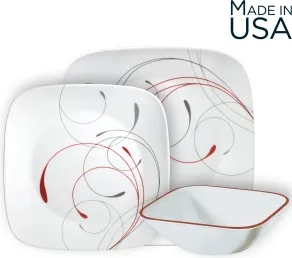 סט צלחות 12 חלקים, Splendor Square