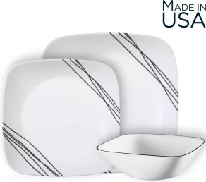 סט צלחות 18 חלקים, Simple Sketch