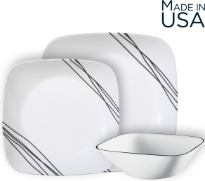 סט צלחות 12 חלקים, Simple Sketch