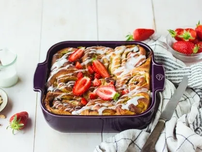 מתכון בריוש תותים והל