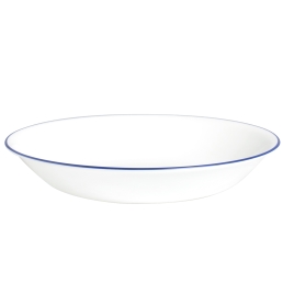 צלחת פסטה פס כחול | קורל מבית קורנינג