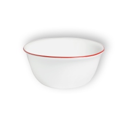 קערת אורז 828 מ"ל, פס אדום