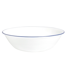 קערת סלט 1 ל' פס כחול | קורל מבית קורנינג