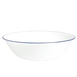 קערת הגשה לסלט 1 ל', פס כחול