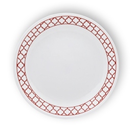 צלחת מנה ראשונה 21.5 ס"מ, Crimson Trelis