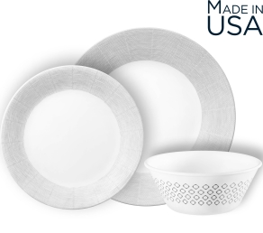 סט קורנינג לבן