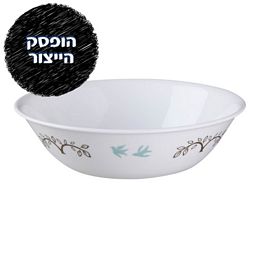 קערת סלט בינונית, דגם Tree Bird, צלחות קורל מבית קורנינג