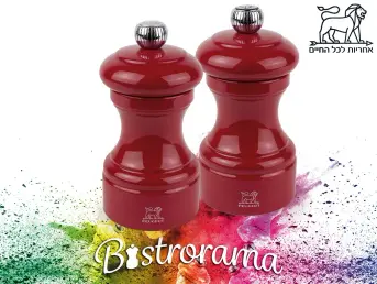 זוג מטחנות Bistro מלח ופלפל 10 ס"מ, Peugeot