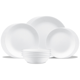 סט צלחות 16 חלקים, Winter Frost White