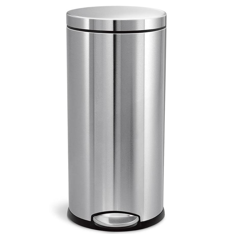 פח דוושה עגול נירוסטה 30 ל' 13