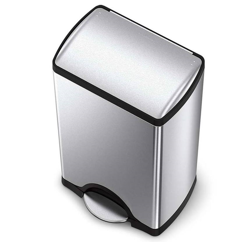 פח דוושה מלבני נירוסטה 38 ל' 13