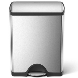 פח דוושה מלבני נירוסטה 50 ליטר סימפלהיומן