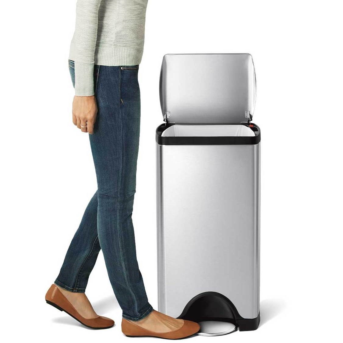 פח דוושה מלבני נירוסטה 38 ל' 13