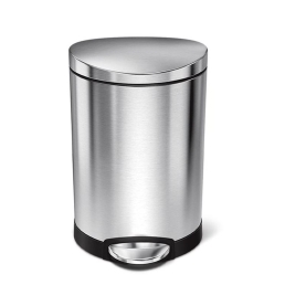 פח דוושה חצי עגול נירוסטה 6 ליטר סימפלהיומן