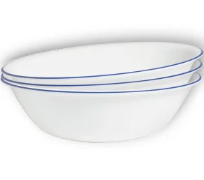 מארז 3 קערות 2 ליטר פס כחול