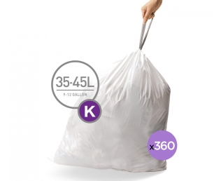 מארז שנתי 360 שקיות מסוג K, לפח 40-45 ל'