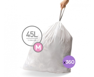 מארז שנתי 360 שקיות מסוג M, לפח 45 ל'