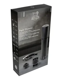 מארז מתנה: משאבת ואקום+פותחן יין חשמלי Pop‘n Preserve. פיג'ו