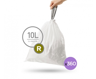 מארז שנתי 360 שקיות מסוג R, לפח 10 ל'