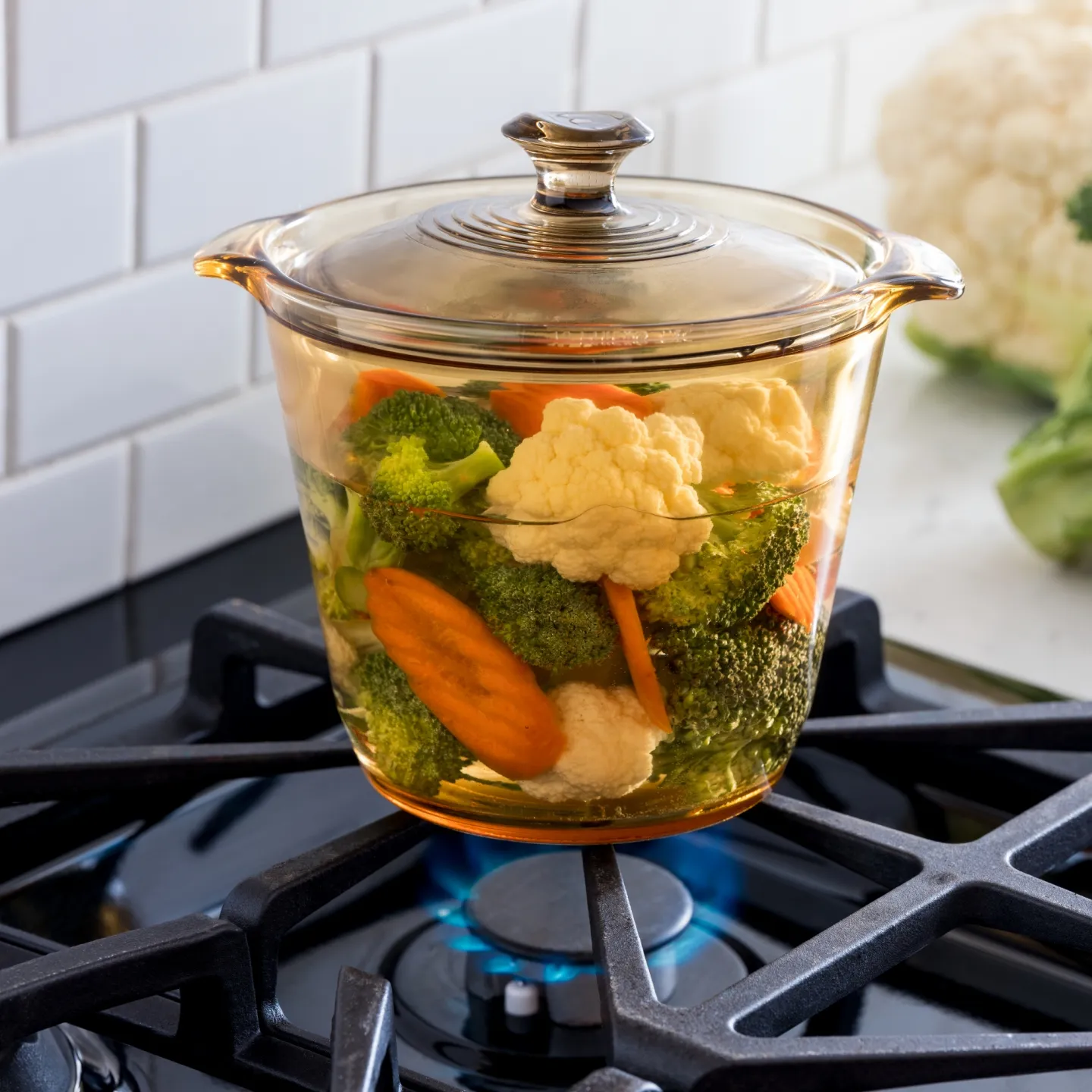 סיר זכוכית 1.2 ל' + מכסה 13