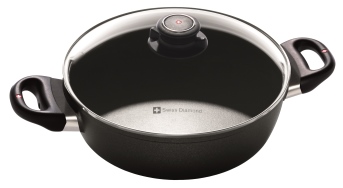 סיר נמוך 24 ס"מ 3 ל',Swiss Diamond