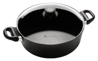 סיר נמוך 28 ס"מ 5 ל' אינדוקציה, Swiss Diamond