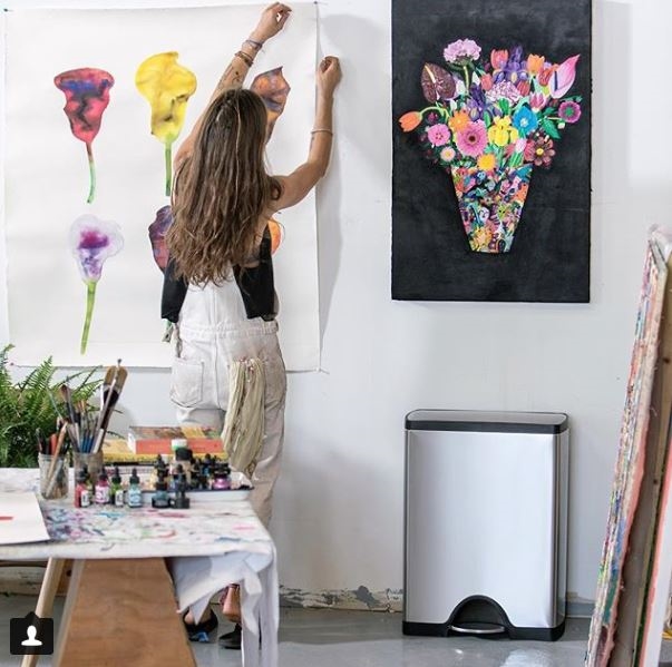 פח דוושה מלבני נירוסטה 50 ל' 13