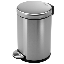 פח דוושה עגול נירוסטה 3 ליטר סימפליומן