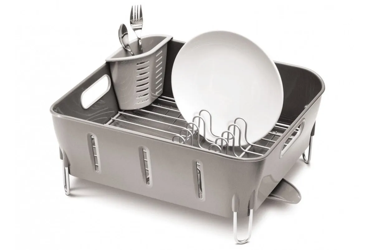 מתקן לייבוש כלים קומפקט אפור 13