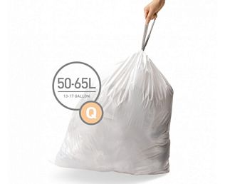 60 שקיות מסוג Q, לפח 50-60 ל'