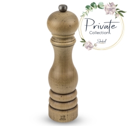 Antique עץ ענתיק מטחנת פלפל, 22 ס"מ