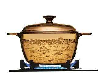 סיר זכוכית 2.5 ל' + מכסה, Vision