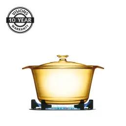 סיר זכוכית 1.6 ל' + מכסה, Visions Flair