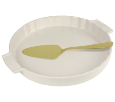 תבנית פאי 30 ס"מ שמנת+ משולש להגשת עוגה